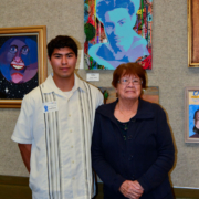 Joseph Varela and his Great Grandmother